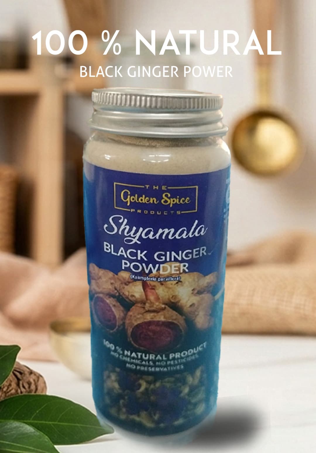 Shyamala Black Ginger Powder – 100% Natural