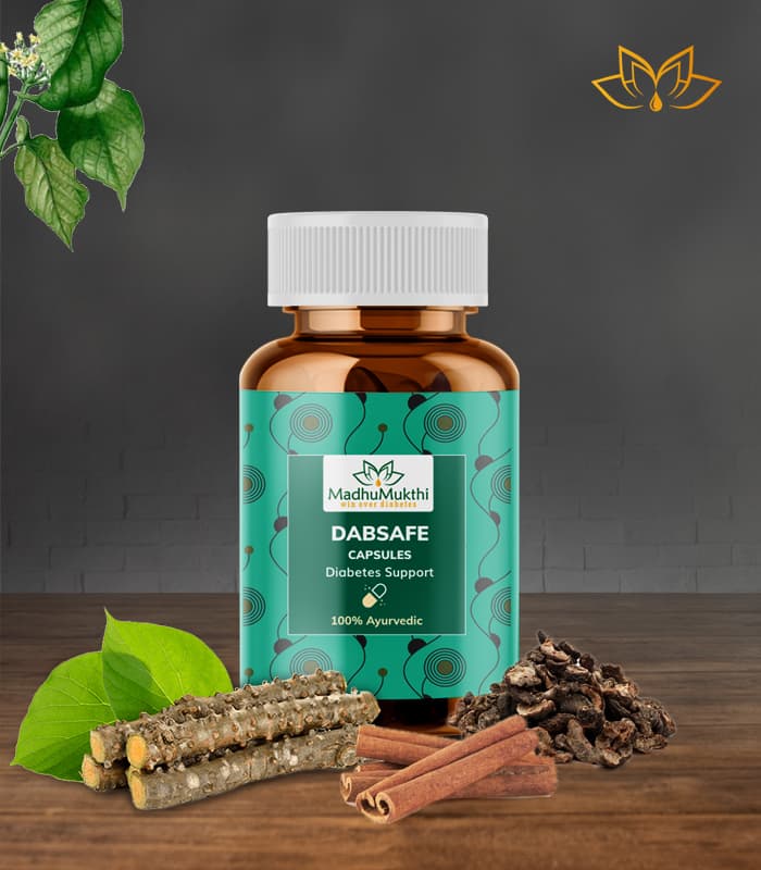 Madhumukthi Dabsafe Diabetes Care Ayurvedic Supplements – 90 Capsules