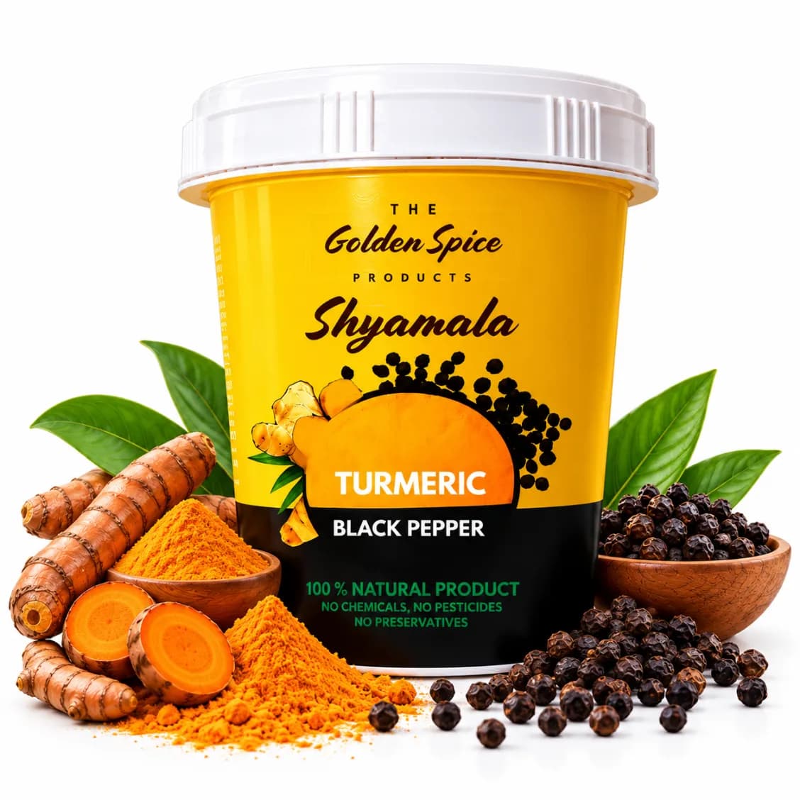 Turmeric + Black Pepper – Immunity Booster 100g
