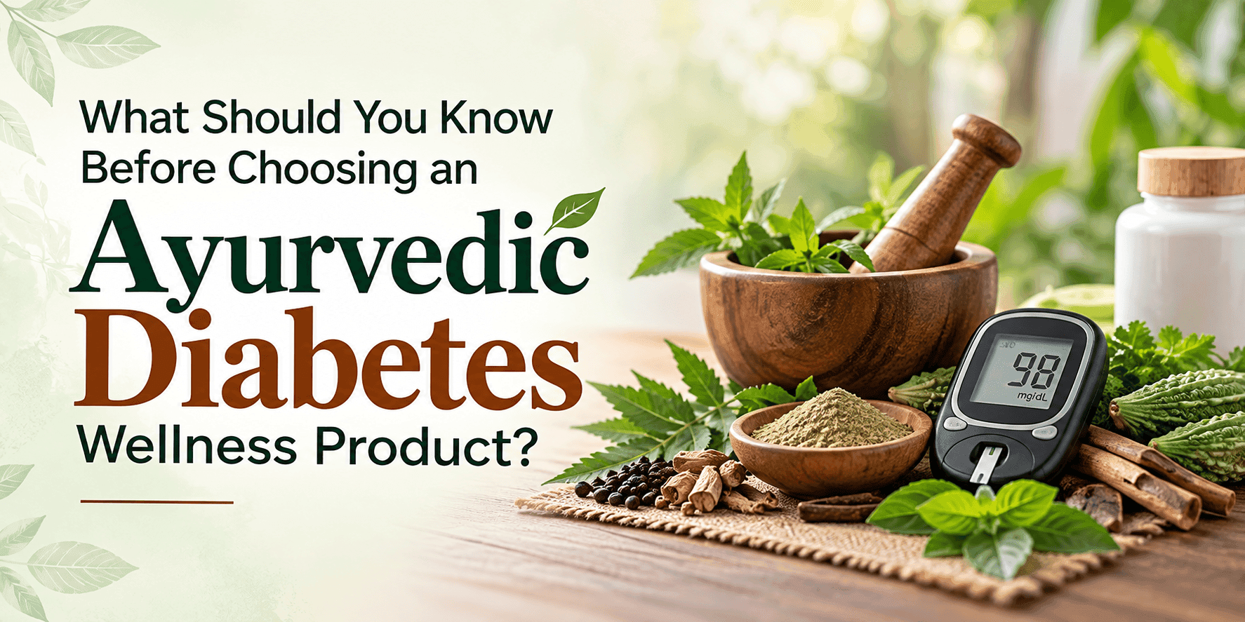 What Should You Know Before Choosing an Ayurvedic Diabetes Wellness Product?