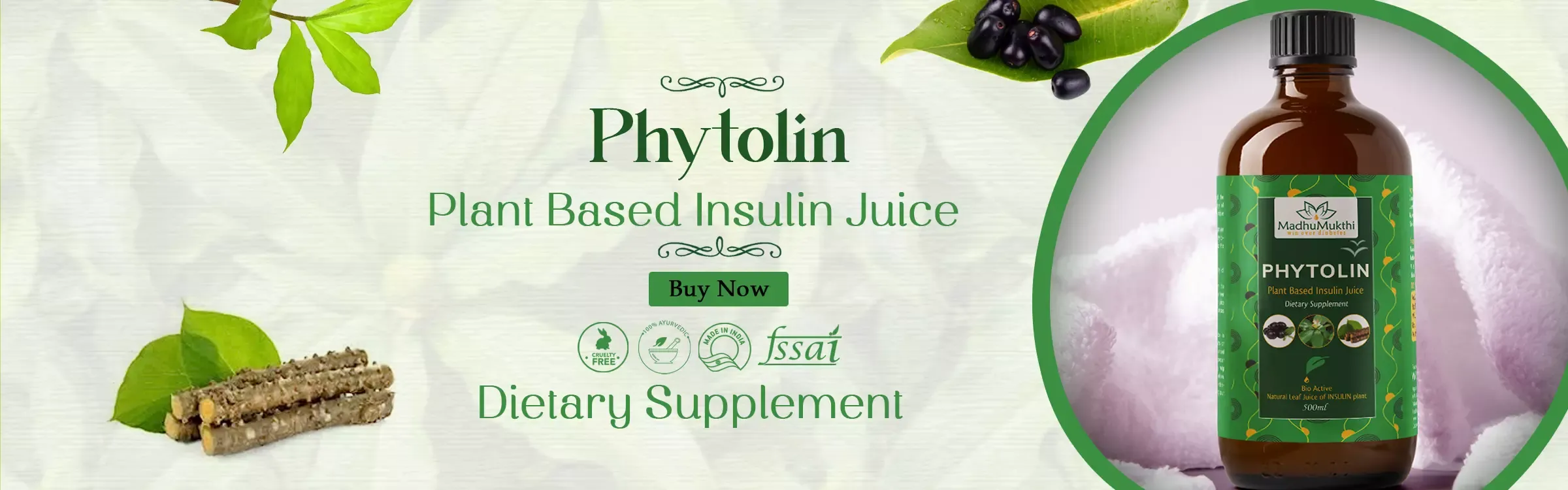 Madhumukthi Phytolin Juice - Natural Ayurvedic Glucose Defense